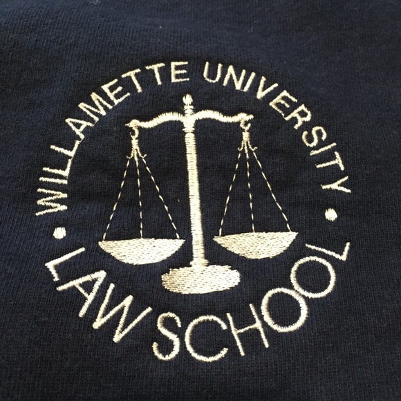 Vtg Fruit Of The Loom Williamette University Law School Sweatshirt Men’s XL Blue - Picture 6 of 7